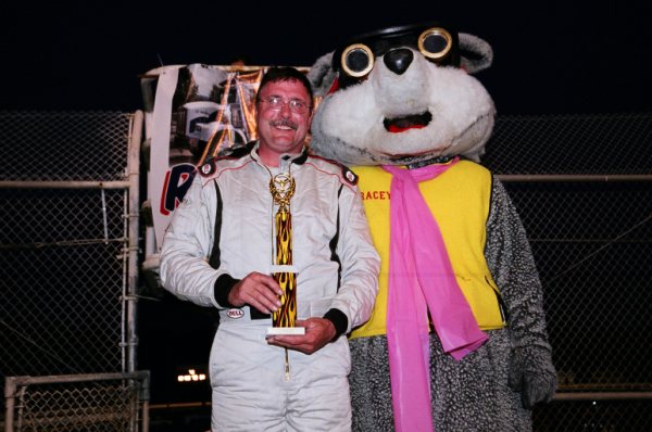 Racey With Tom Moriarty On Fighting Breast Cancer Night at Evergreen Speedway