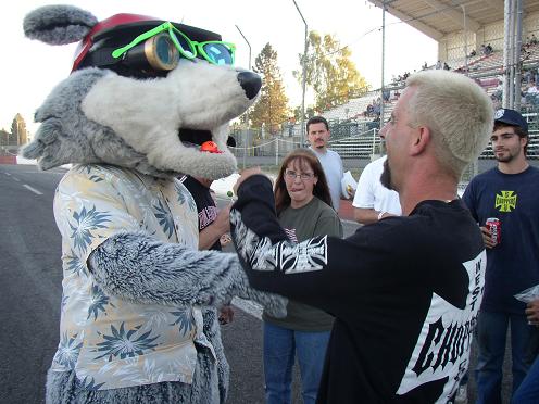 Racey And Ricky The Kid Dietz at Evergreen Speedway