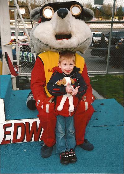 Racey With A Fan at Evergreen Speedway